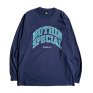 Nothin' Special / College logo LS Tee (Navy)