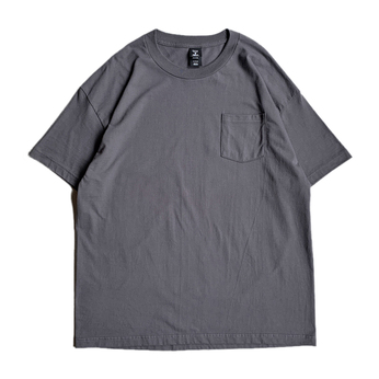 ＨＡＮＥＳ　／　Ｂｅｅｆｙ　Ｐｏｃｋｅｔ　Ｔｅｅ　（Ｓｍｏｋｅ　ｇｒｅｙ）