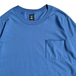 ＨＡＮＥＳ　／　Ｂｅｅｆｙ　Ｐｏｃｋｅｔ　Ｔｅｅ　（Ｄｅｎｉｍ　ｂｌｕｅ）