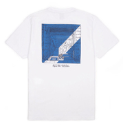 LASER BARCELONA / FLAGSHIP POCKET TEE (White)