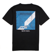 LASER BARCELONA / FLAGSHIP POCKET TEE (Black)