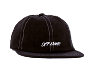 LASER BARCELONA / OFFLINE 6 PANEL LINEN CAP (Black)