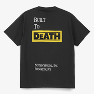 Nothin' Special / BUILT TO DeATH POCKET Tee (Black)