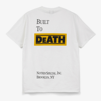 Ｎｏｔｈｉｎ’　Ｓｐｅｃｉａｌ　／　ＢＵＩＬＴ　ＴＯ　ＤｅＡＴＨ　ＰＯＣＫＥＴ　Ｔｅｅ　（Ｗｈｉｔｅ）