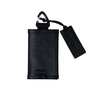 PACKING / SNAP LEATHER WALLET (Black)