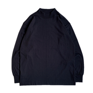 Life wear / Mock neck LS Tee (Black)