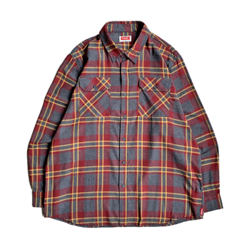 Ｗｒａｎｇｌｅｒ　／　Ｆｌａｎｎｅｌ　Ｃｈｅｃｋ　ＬＳ　Ｓｈｉｒｔ　（Ｒｅｄ）