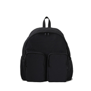 PACKING / LIGHT DOUBLE POCKET BACKPACK (BLACK)