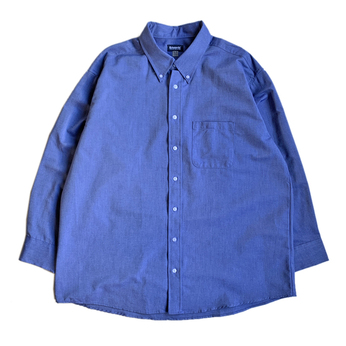 Ｅｄｗａｒｄｓ　Ｇａｒｍｅｎｔ　／　Ｅａｓｙ　Ｃａｒｅ　Ｏｘｆｏｒｄ　ＬＳ　Ｓｈｉｒｔ　（Ｂｌｕｅ）